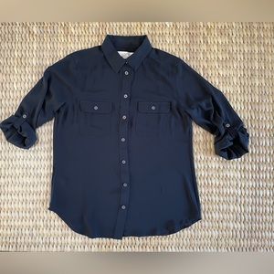 LOFT / Relaxed Camp shirt with Rollup sleeves